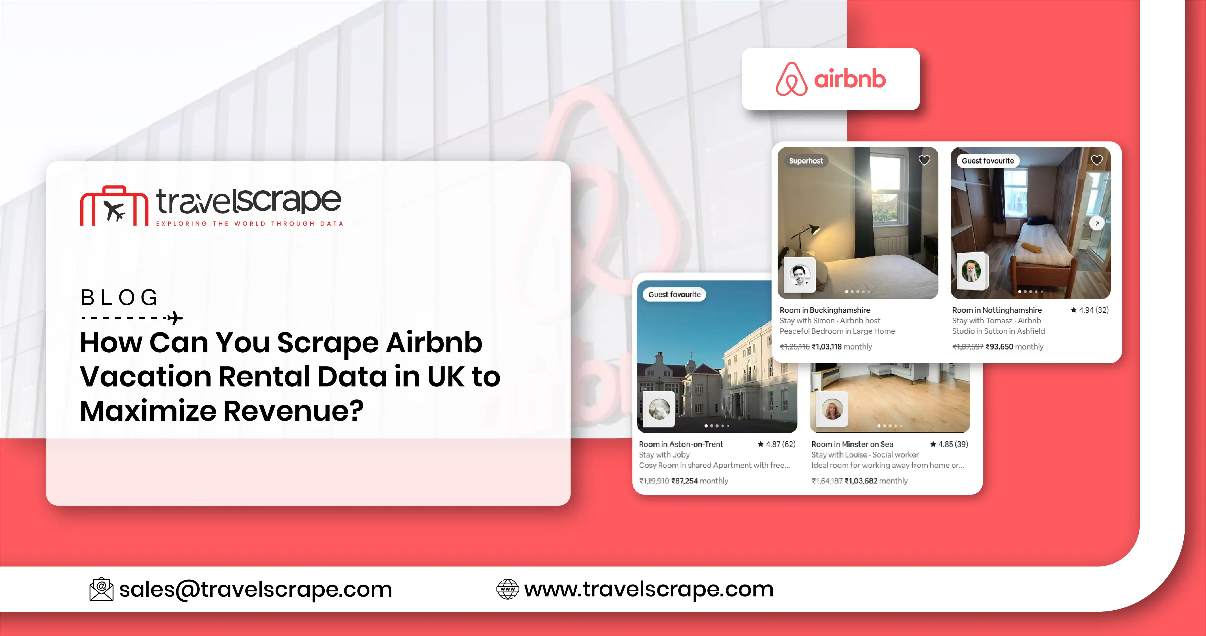Scrape Airbnb Vacation Rental Data in UK to Maximize Revenue